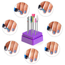 7Pcs Ceramic Nail Drill Bits Set Milling Cutter for Manicure Gel Removal Nail Art Set