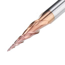 Drillpro 2 Flutes R0.25/ R0.5/ R0.75/ R1.0 *20.5*D4*50 Ball Nose End Mill HRC50 Taper Milling Cutter