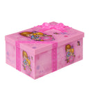 Girls Pink Ballerina Kids Musical Box Jewelry & Trinket Mirror + Photo Holder