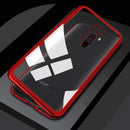Bakeey 360 Magnetic Adsorption Metal Tempered Glass Flip Protective Case for Xiaomi Pocophone F1