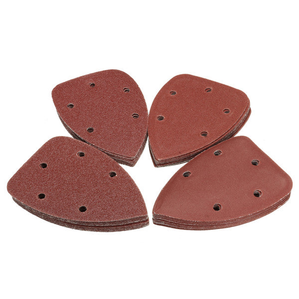 40pcs 60-240 Grit 140x90mm Triangle Sandpaper Mouse Sanding Sheets Sander Pads