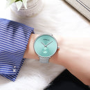 CRRJU 2165 Fashion Full Steel Strap Casual Simple Dial Luxury Women Quartz Watch