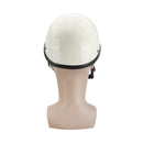 M/L/XL DOT Motorcycle German Style Half Face Helmet Motocross Bike Ivory White