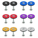 Universal Push Button Billet Hood Pins Lock Clip Car Quick Latch Bonnet Kit