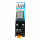 5Pcs AC110V Coil Power Relay LY2NJ JQX-13F DPDT 8 Pin PTF08A With Socket Base