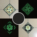 10Pcs/set Noctilucent Floor Tile Diagonal Sticker Self Adhesive Decals Wall Decor Waterproof PVC