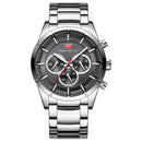 MINI FOCUS MF0170G Business Style Men Wrist Watch Stainless Steel Band Quartz Watches