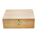 Natural Pine Stash Box Handmade Rolling Tray Saving Box Jewelry Storage Box