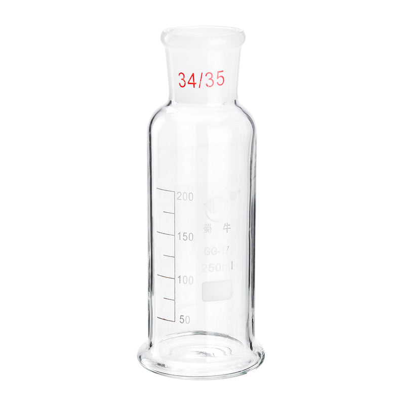 250ml Precision Chemical Glass Mengshi Porous Gas Bottles Washing Laboratory Equipment