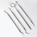 4pcs Oral Care Teeth Cleaning Tool Anti Fog Mirror Scraper Scaler Dental Probe Waxing Carving