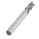 Drillpro 12-20mm HSS-CO 3 Flutes Milling Cutter CNC Milling Tool for Steel