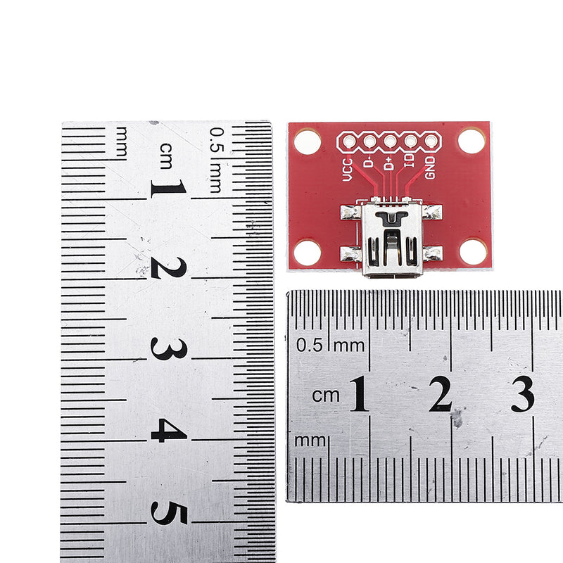 10pcs Mini USB Converter Module Convertsion Board For USB Mini-B Power Extension