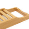 Bathroom Bamboo Bath Shelf Caddy Wine Holder Tub Tray Over Bathtub Rack Support Storage