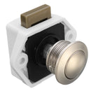 P01-WN Camper Car Push Lock 20mm RV Caravan Boat Motor Home Cabinet Drawer Latch Button Locks