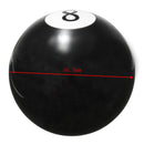 Universal Car 8 Ball Gear Shift Knob Black Round With 8mm 10mm 12mm Adapter