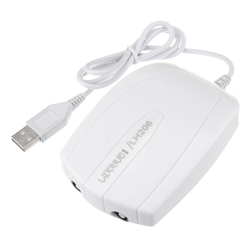 Power Fish Aquarium Tank Air Pump Single/Double Hole with USB Cord