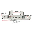 10x2x2.5cm Stainless Steel Polished Boat Cleat Line Rope Yacht Marine Hardware
