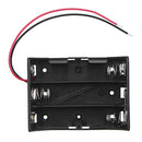 3pcs DC 11.1V 3 Slot 3 Series 18650 Battery Holder Box Case With 2 Leads And Spring