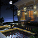 Garden Courtyard Decoration Light 120 LED Battery-powered Christmas Festive Firework Hanging Lamp