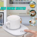 Smart Cup Warmer Heat USB Beverage Mug Mat Office Tea Coffee Heater Pad Timing