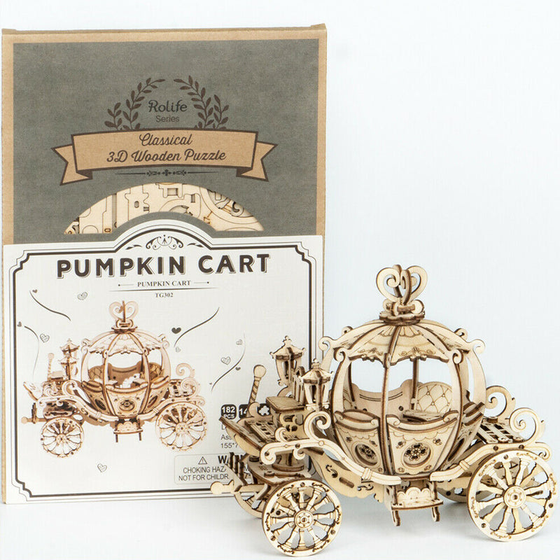 3D Wooden Puzzle Model Building Assembly Toys for Chidren Boys Xmas Gift