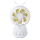 Well Star WT-9105 Ultra-thin Butterfly LED Light Fan Portable Handheld Mini USB Fan Rechargeable Air Cooler For Home Office Student Dormitory Outdoors Travelling