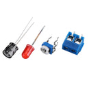 3pcs Temperature Alarm Kit Electronic Production DIY Circuit Board Student Experimental Training Part