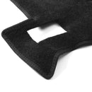 Black Felt Fabric Non-Slip Car Dash Mat Dashboard Cover Pad for Chevrolet Avalanche 2007-2013