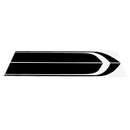 85x11.7cm Car Side Door Stripe Stickers Hood Tailgate Window Decoration Decals Universal