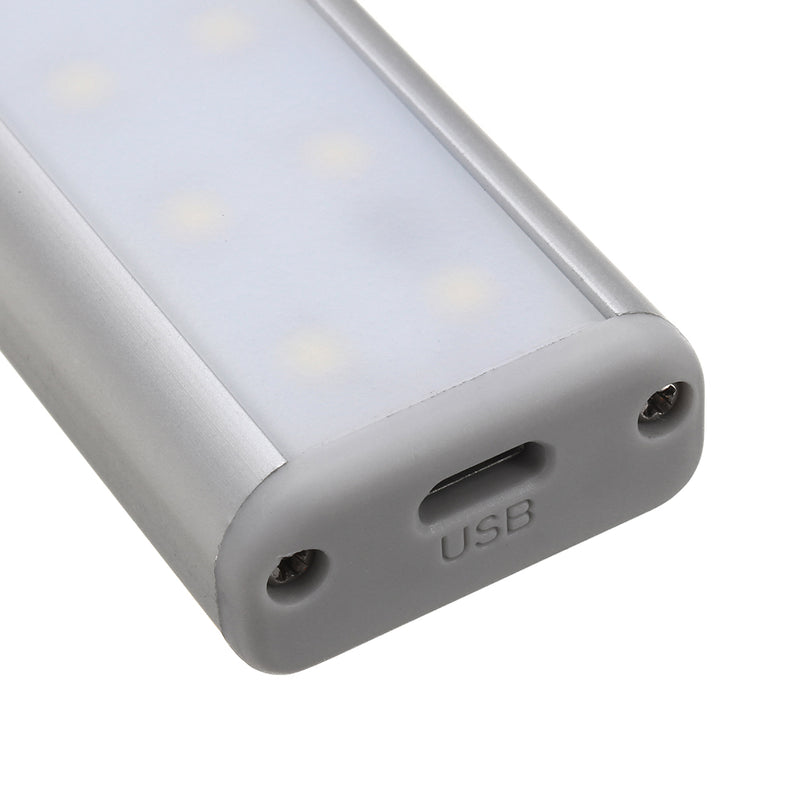 LUSTREON Wireless 68 LED PIR Motion Sensor Cabinet Light USB Rechargeable Magnetic Closet Wardrobe
