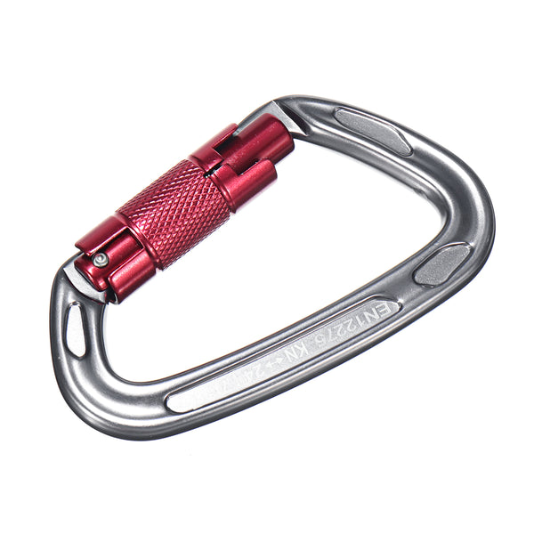 Auto-locking Carabiner D Shaped Clips for Mountain Rock Climbing Arborist Rescue