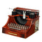 Retro Typewriter Rotating Music Box Decor Kids Toy Birthday Christmas Gift Christmas Tree Decoration
