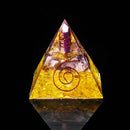 Himalayas Stone Orgone Pyramid Energy Generator Tower Home Reiki Healing Crystal Room Decorations