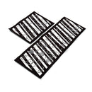 2Pcs Kitchen Floor Carpet Non-Slip Area Rug Bathroom Door Floor Mat Set