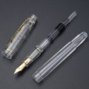 HERO 1202 Transparent Fountain Pen Extra Fine 0.38MM Nib 135MM Ink Absorber Writing