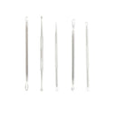 Minleaf ML-BR01 Blackhead Remover Kit 5 Pieces Blackhead Extractor Acne Removal Tool Set for Treating Comedones Whitehead Facial Acne Blackhead Acne Remover