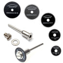 6pcs Metal HSS Circular Saw Blade Set Cutting Discs for Rotary Tool