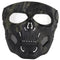 WoSporT Halloween Mask Party Game Skull Tactical Fast Helmet Paintball Airsoft Camouflage