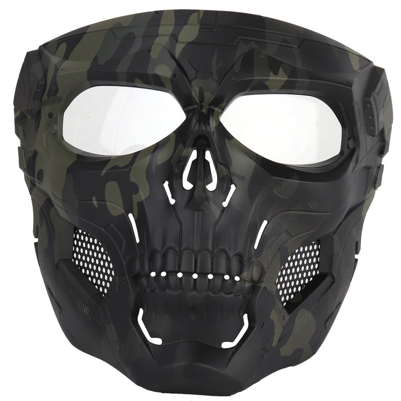 WoSporT Halloween Mask Party Game Skull Tactical Fast Helmet Paintball Airsoft Camouflage