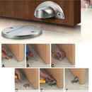Zinc Alloy Magnetic Door Holder Stopper Doorstop Wall Floor Mounted Safety Catch