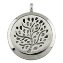 Stainless Steel Locket Necklace Perfume Aromatherapy Essential Oil Aroma Diffuser