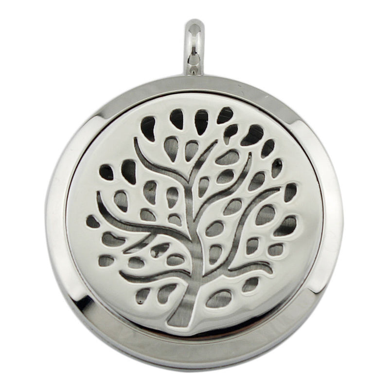 Stainless Steel Locket Necklace Perfume Aromatherapy Essential Oil Aroma Diffuser