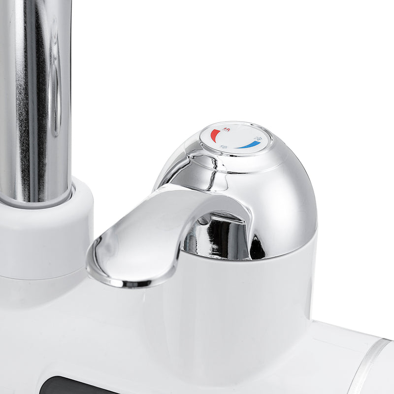 3000W Electric Heating Water Tap Temperature Display Hot Water Heater Faucet Home Bathroom