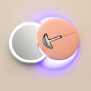 Jordan&Judy LED Light Mini Makeup Mirrors Compact Pocket Cosmetic Mirror Travel Portable Mirror Magnifying Foldable LED Mirrors
