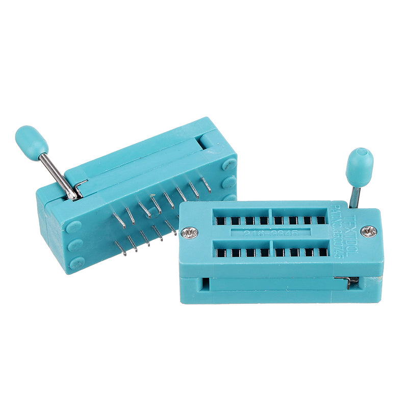 2pcs/lot IC Lock Seat Zif Socket Test Universal zif Sockets 16Pin
