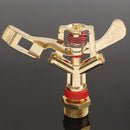 5pcs 3/4" Irrigation Water Impact Lawn Sprinkler 360 Rotate Grass Sprayer Garden Lawn