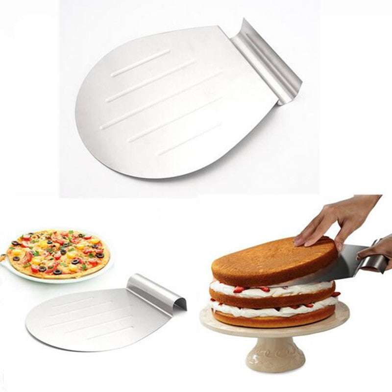 Stainless Steel Transfer Tray Moving Plate Cake Lifter Shovel Pastry Baking Tool