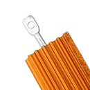 20pcs RX24 50W 0.1R 0.1RJ Metal Aluminum Case High Power Resistor Golden Metal Shell Case Heatsink Resistance Resistor