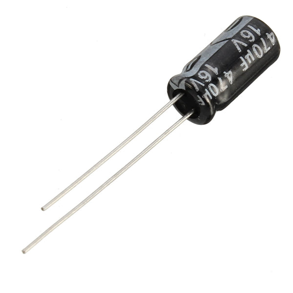 Total 130Pcs 13 Values Each 10Pcs 0.1uf-470uf Electrolytic Capacitor Assortment Set