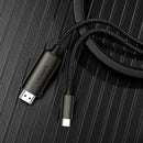USAMS Type C to High Definition Multimedia Interface 4K HD Adapter Male Female Jack Audio TV Data Cable for Huawei Xiaomi Mi9 Oneplus S10